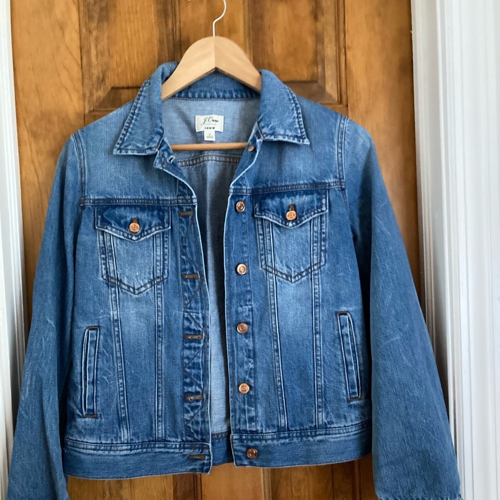 J. Crew Classic Blue Jean Jacket